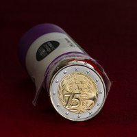купить Франция 2 евро (euro) 2021 "75 лет ЮНИСЕФ"
