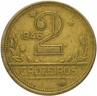 купить Бразилия 2 крузейро 1942-1956