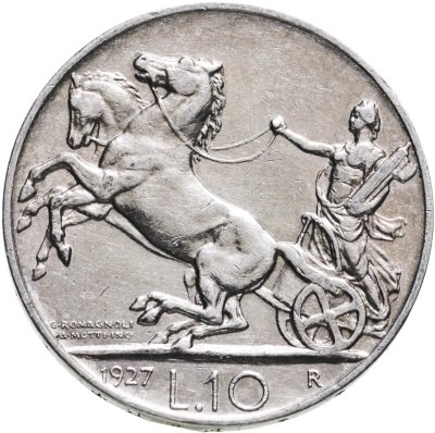 купить Италия 10 лир 1927