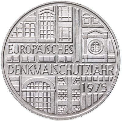купить Германия 5 марок (deutsche mark) 1975 "Европейский год охраны памятников"