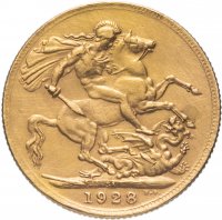 Купить ЮАР (Великобритания - Георг V) соверен 1928
