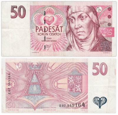 купить Чехия 50 крон 1997