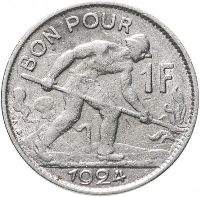 купить Люксембург 1 франк (franc) 1924