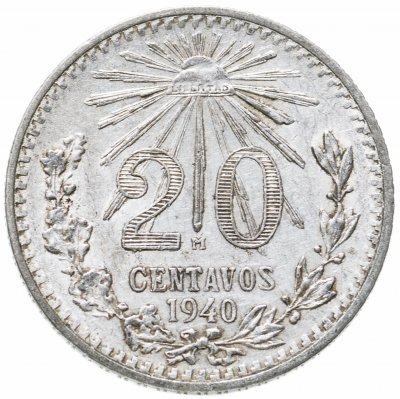 купить Мексика 20 центаво (centavos) 1940 год