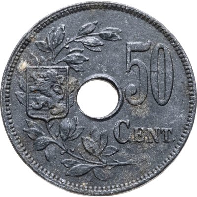 купить Бельгия 50 сантимов (centimes) 1918