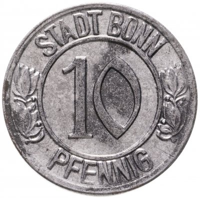 купить Германия (Бонн) нотгельд 10 пфеннигов 1920 "Людвиг ван Бетховен"