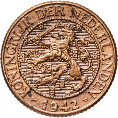 купить Кюрасао и Суринам 1 цент (cent) 1942, Голландские заморские территории в годы Второй Мировой войны