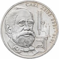 Купить Германия 10 марок 1988 "100 лет со дня смерти Карла Фридриха Цейса"