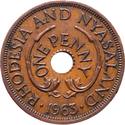 купить Родезия и Ньясаленд 1 пенни (penny) 1963