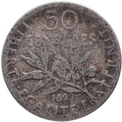 купить Франция 50 сантимов (centimes) 1899