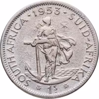 купить ЮАР 1 шиллинг (shilling) 1953