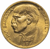 Купить Бразилия 20 сентаво (centavos) 1949-1956 "Руй Барбоза ди Оливейра"