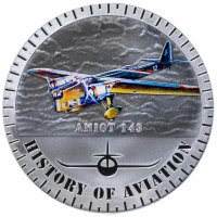 купить Бурунди 5000 франков 2015 "История авиации - Amiot 143", в футляре с сертификатом