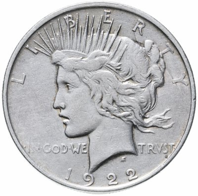 купить США 1 доллар (dollar) 1922 Peace Dollar (мирный доллар)