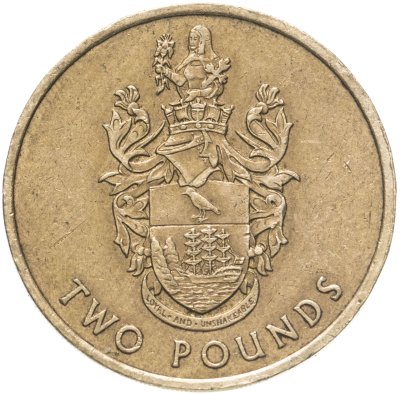 купить Острова Святой Елены и Вознесения 2 фунта (pounds) 2002