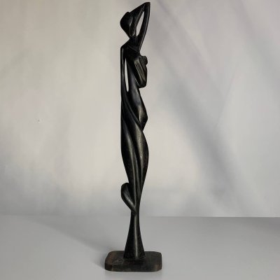 купить Статуэтка "Девушка", дерево, резьба, тонировка, Африка, 1980-2000 гг.
