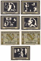 купить Германия (Саксония: Глаухау) набор из 7 нотгельдов 1921 (436.1М/B1)