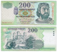 купить Венгрия 200 форинтов 2004 (Pick 187d)