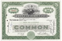 купить Акция США Food Fair Stores Inc. 1958-1967 гг.