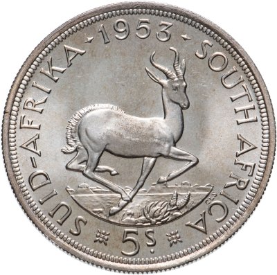 купить ЮАР 5 шиллингов (shillings) 1953