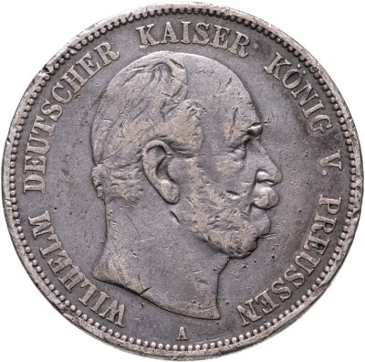 купить Германия (Империя) 5 марок (mark) 1876 A знак монетного двора: "A" - Берлин