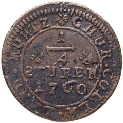 купить Германия, Кельн 1/4 стюбера 1760