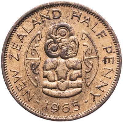 купить Новая Зеландия 1/2 пенни (penny) 1965