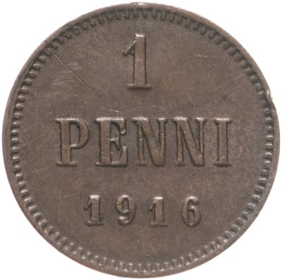 купить 1 пенни (penni) 1916