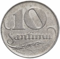 Купить Латвия 10 сантимов (santimu) 1922