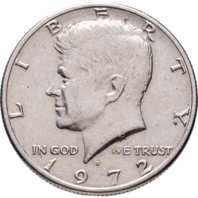 купить США 50 центов (1/2 доллара, half dollar) 1972 "Kennedy Half Dollar (Кеннеди)" D