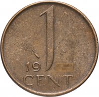 Купить Нидерланды 1 цент, 1950-1980 гг.