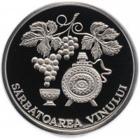 Купить Молдавия 10 лей 2003 "Праздник вина"