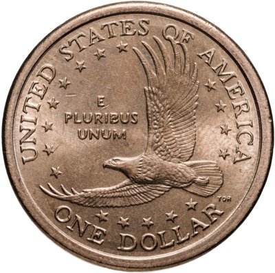 купить США 1 доллар (dollar) 2006 "Sacagawea dollar (Сакагавея доллар - парящий орёл)", знак монетного двора "D" - Денвер