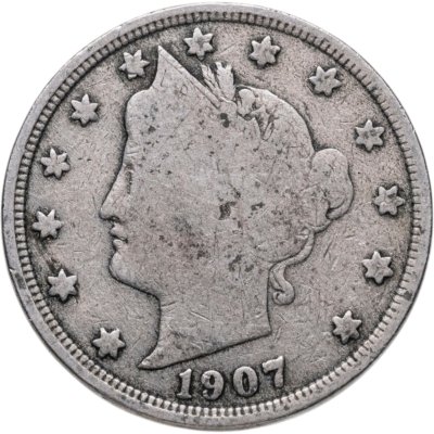 купить США 5 центов (cents) 1907 Liberty Nickel