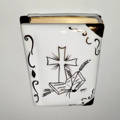 купить Шкатулка в форме религиозной книги, фарфор, золочение, Западная Европа, 1990-2010 гг.