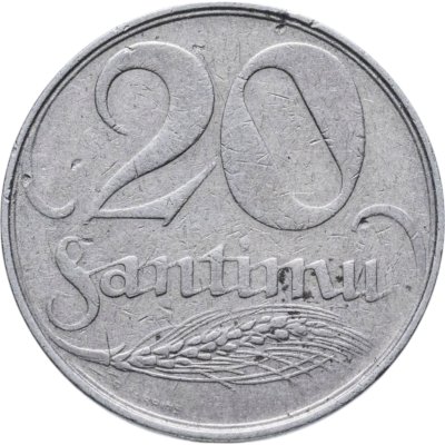 купить Латвия 20 сантимов (santimu) 1922