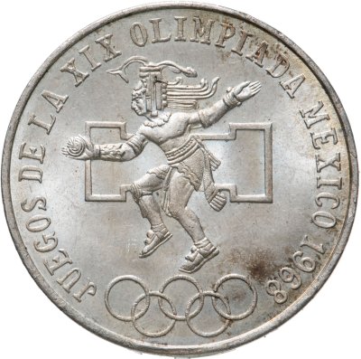 купить Мексика 25 песо (pesos) 1968 Летние Олимпийские игры 1968, Мехико