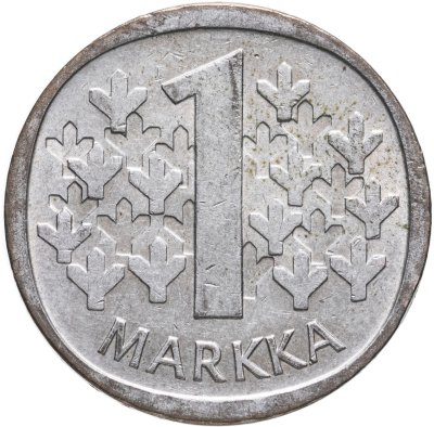 купить Финляндия 1 марка (markka) 1966 S
