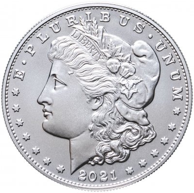 купить США 1 доллар 2021 Morgan dollar S "Столетие последнего доллара Моргана" в футляре с сертификатом