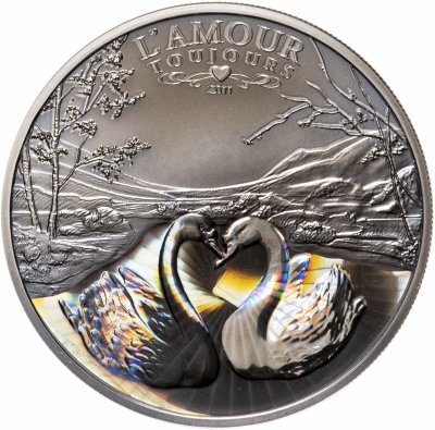 купить Камерун 1000 франков 2011 «Лебеди любви»