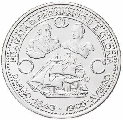 купить Португалия 1000 эскудо (escudos) 1996 "Восстановление фрегата Фернандо II "Gloria"
