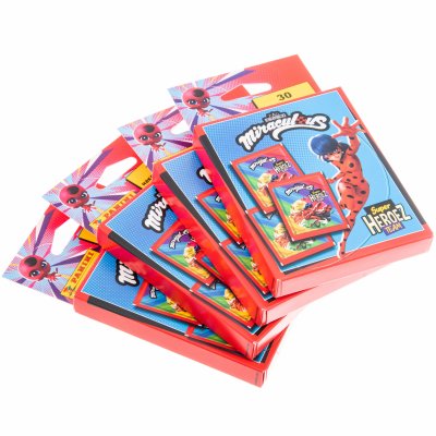 купить Набо из 4-х блистеров с коллекционными наклейками серии "Леди Баг и Супер-кот", 24 пакетика, Panini, Италия