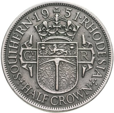 купить Южная Родезия 1/2 кроны (crown) 1951