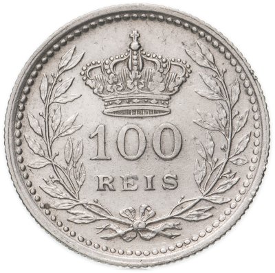 купить Португалия 100 реалов (рейс, reis) 1909-1910