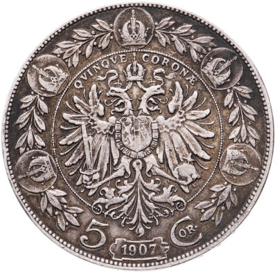 купить Австрия 5 крон 1907