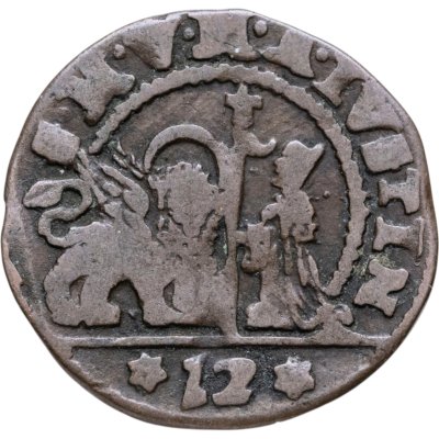 купить Венеция 12 багаттино XVII в. без даты чекана