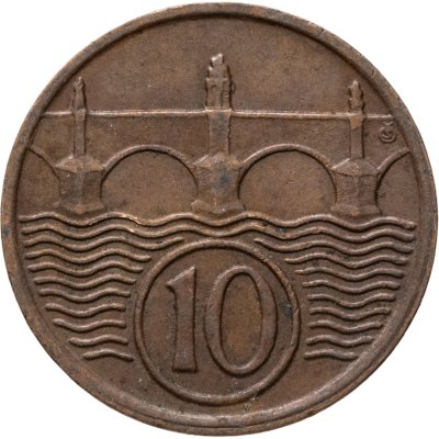 купить Чехословакия 10 геллеров (haleru) 1937