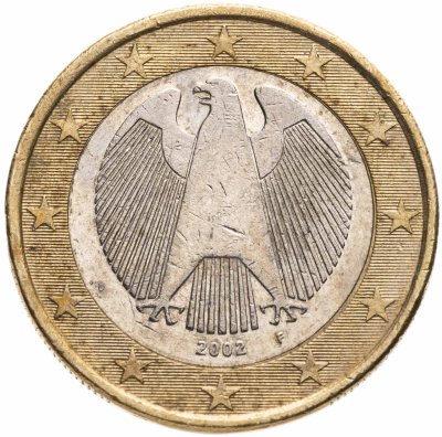 купить Германия 1 евро 2002 F