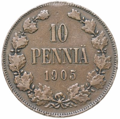 купить 10 пенни (pennia) 1905