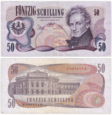 купить Австрия 50 шиллингов 1970 (Pick 143a)
